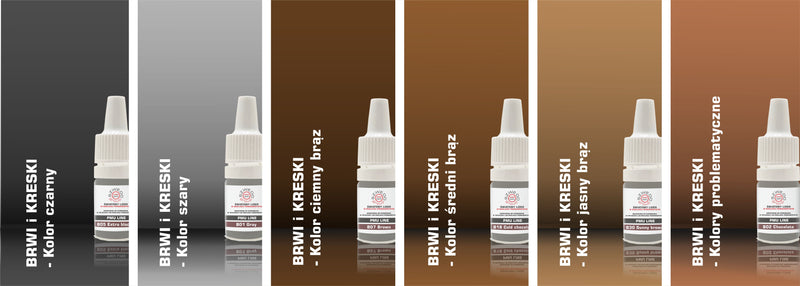 BRWI - Pigmenty do makijażu permanentnego