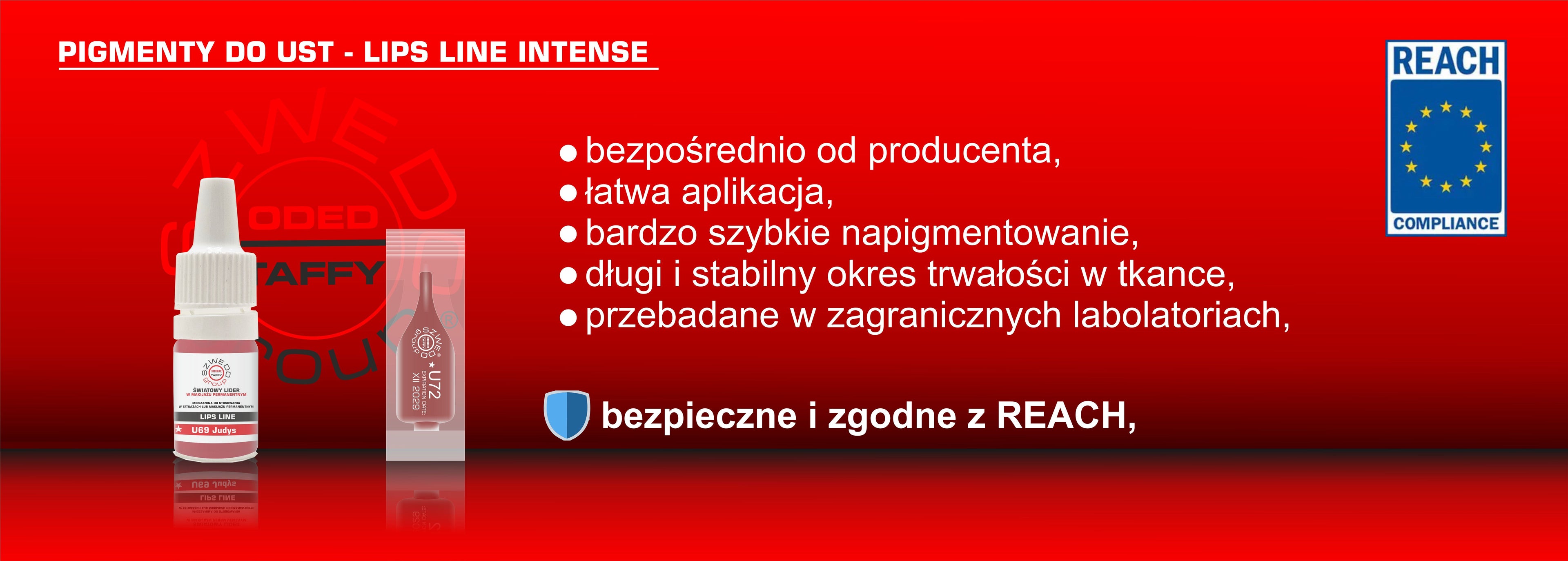 USTA - Pigmenty do makijażu permanentnego ust