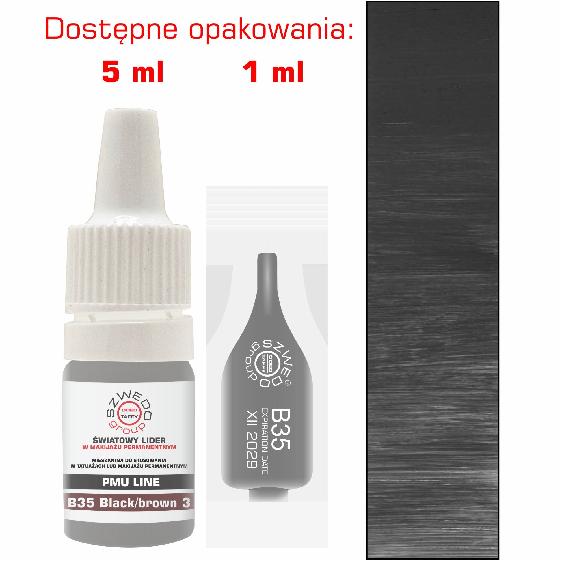 B35 Black/brown 3 – Intensywny Pigment do Brwi