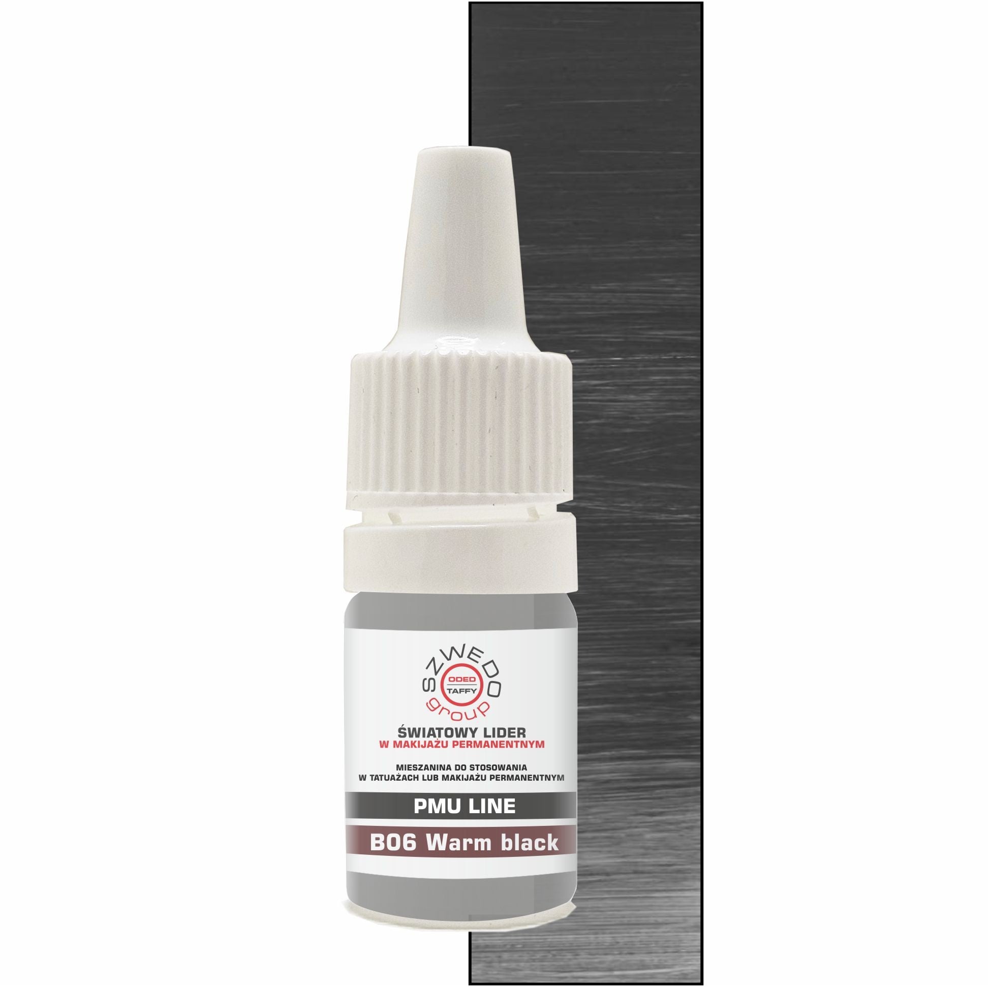 B06 Warm black – Pigment do brwi o głębokiej, ocieplonej czerni