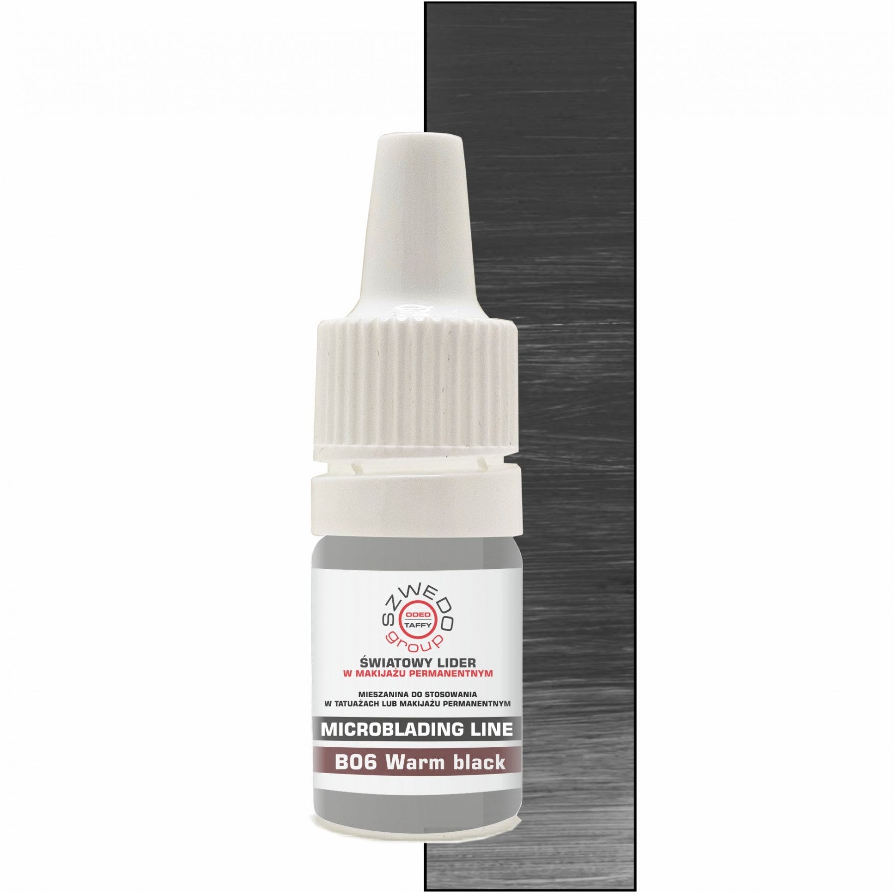 B06 Warm black – Pigment do brwi o głębokiej, ocieplonej czerni