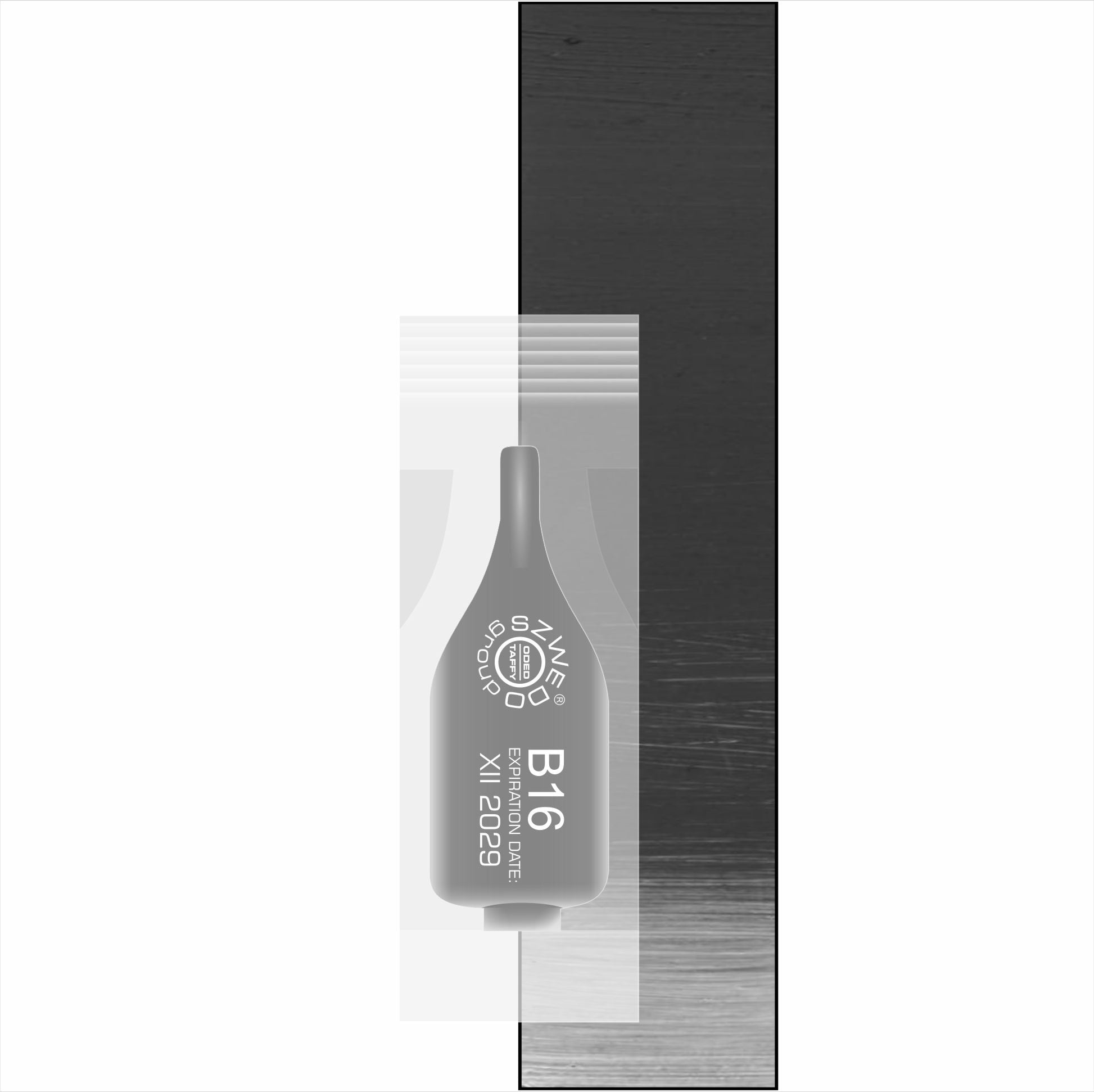 B16 Cold brown – średnio zimny grafit z nutą brązu do pigmentacji brwi