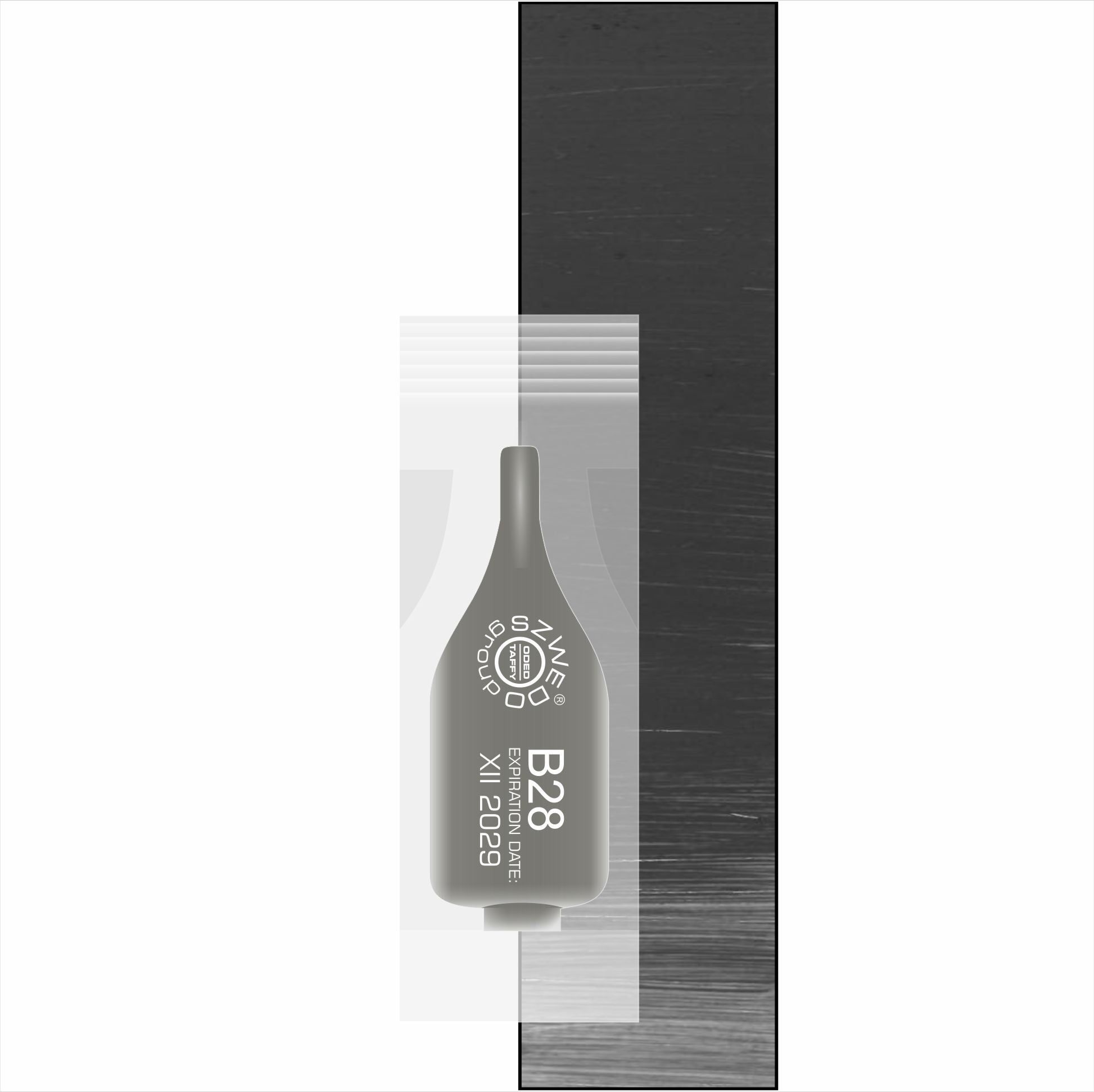 B28 Mahogany 4 - ciepły pigment do brwi