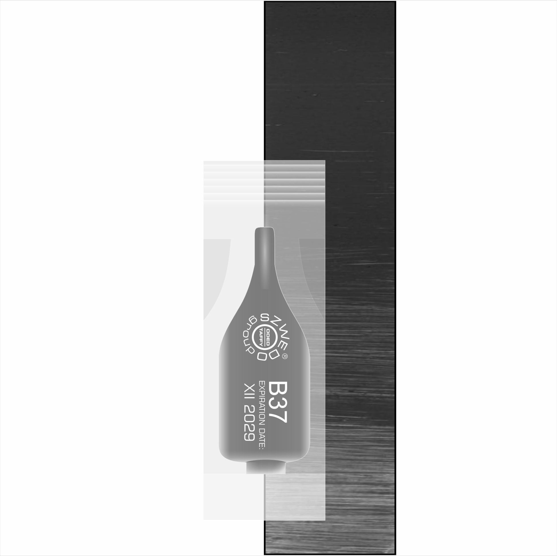 B37 Black 2 – Głęboki Grafitowy Kolor Bez Przebarwień