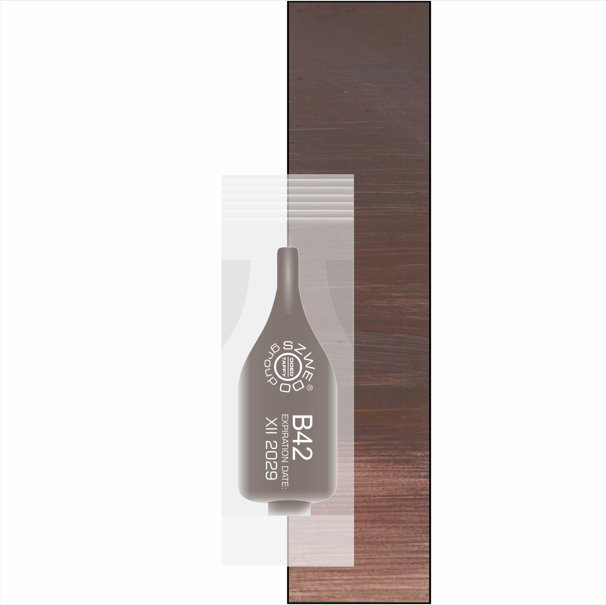 B42 Walnut – Ciepły brąz o wysokim nasyceniu