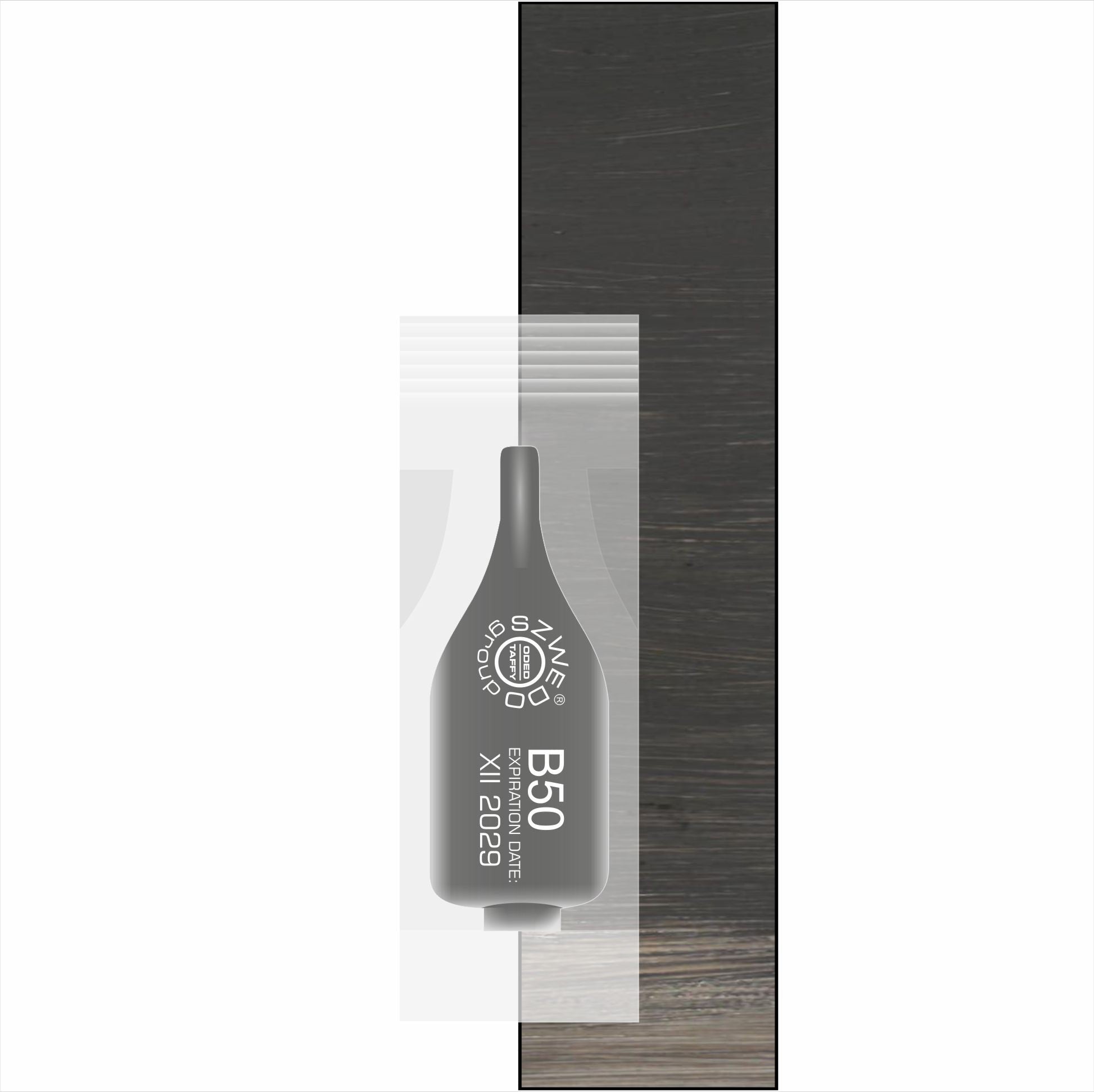 B50 Nice black – Neutralny czarny pigment do makijażu permanentnego brwi