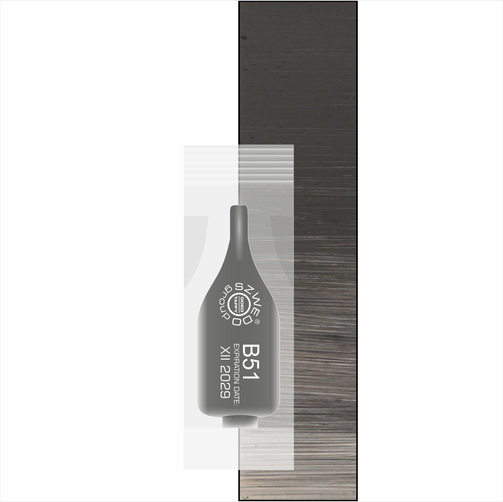 B51 Natural black – Neutralna czerń o ciepłym wykończeniu do makijażu permanentnego brwi