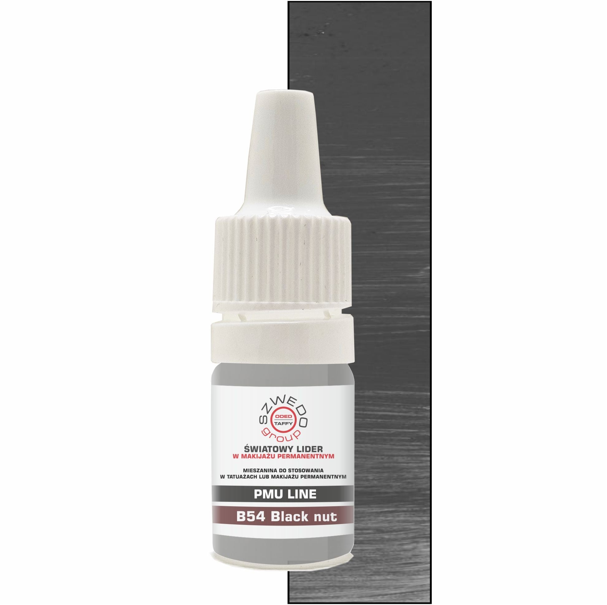 B54 Black nut – chłodny, przyciemniony brąz do makijażu permanentnego brwi