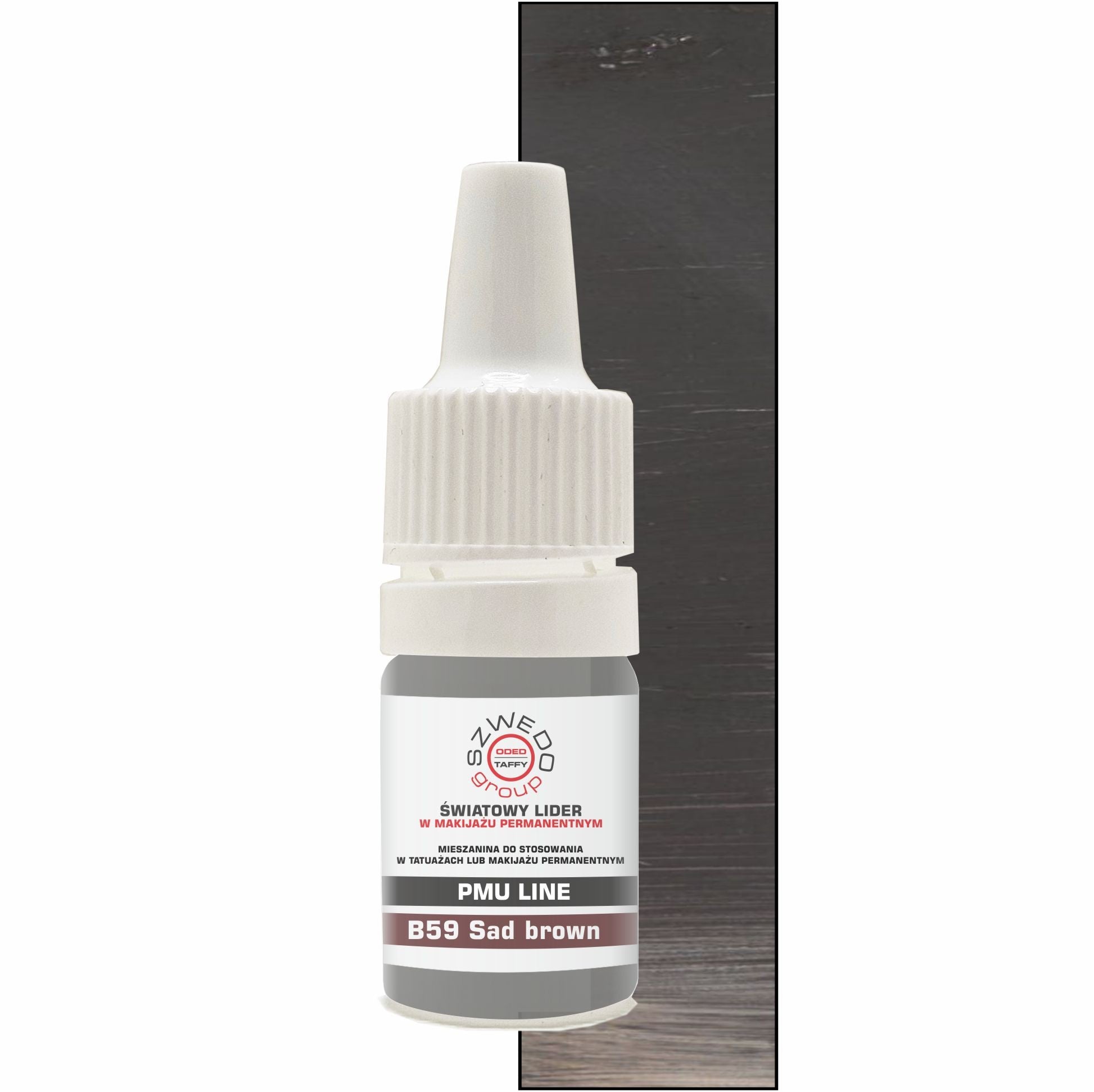 B59 Sad brown - ciepły, średni brąz do makijażu permanentnego brwi