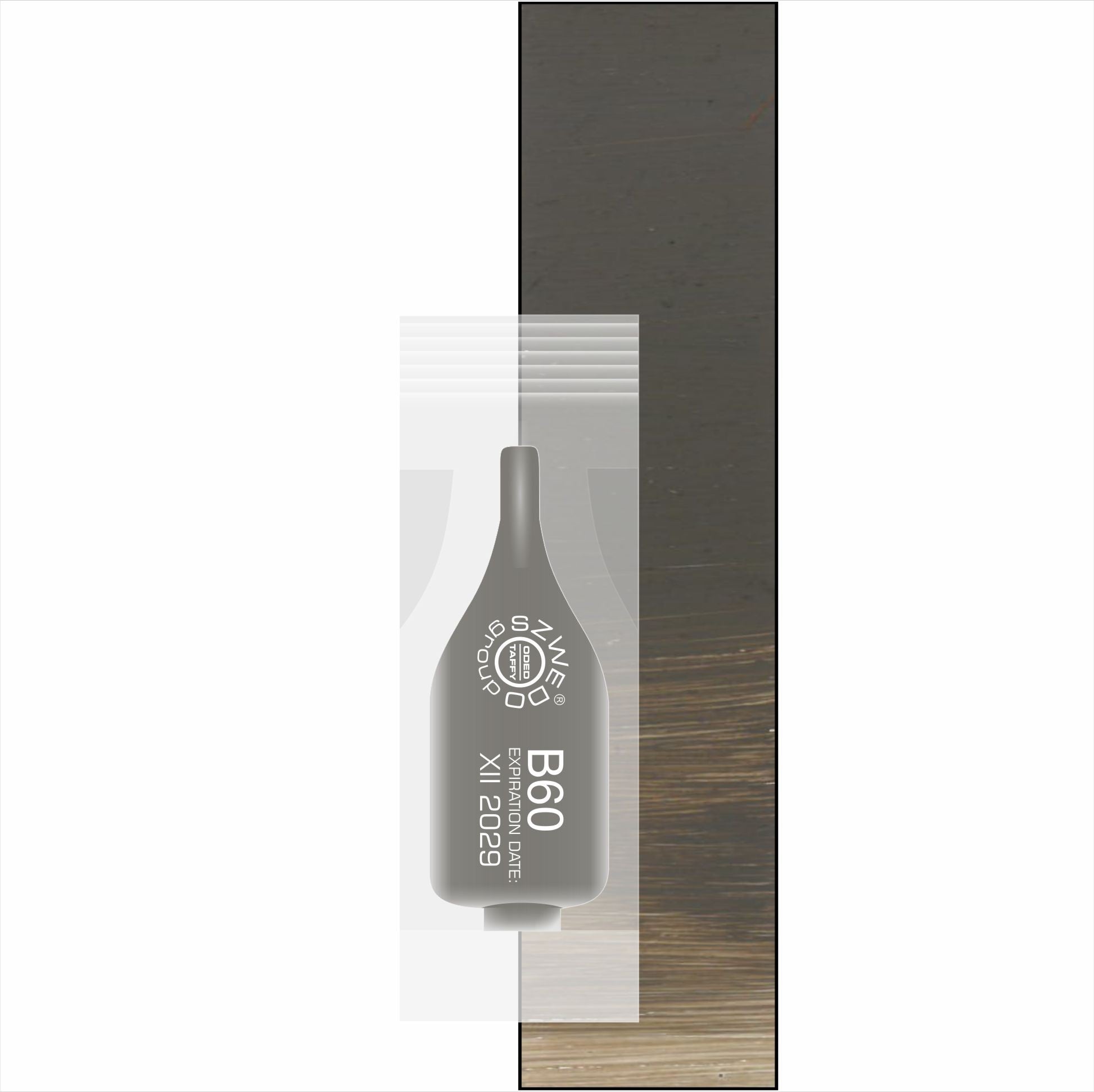 B60 Brown drop – neutralny grafitowy brąz do makijażu permanentnego brwi