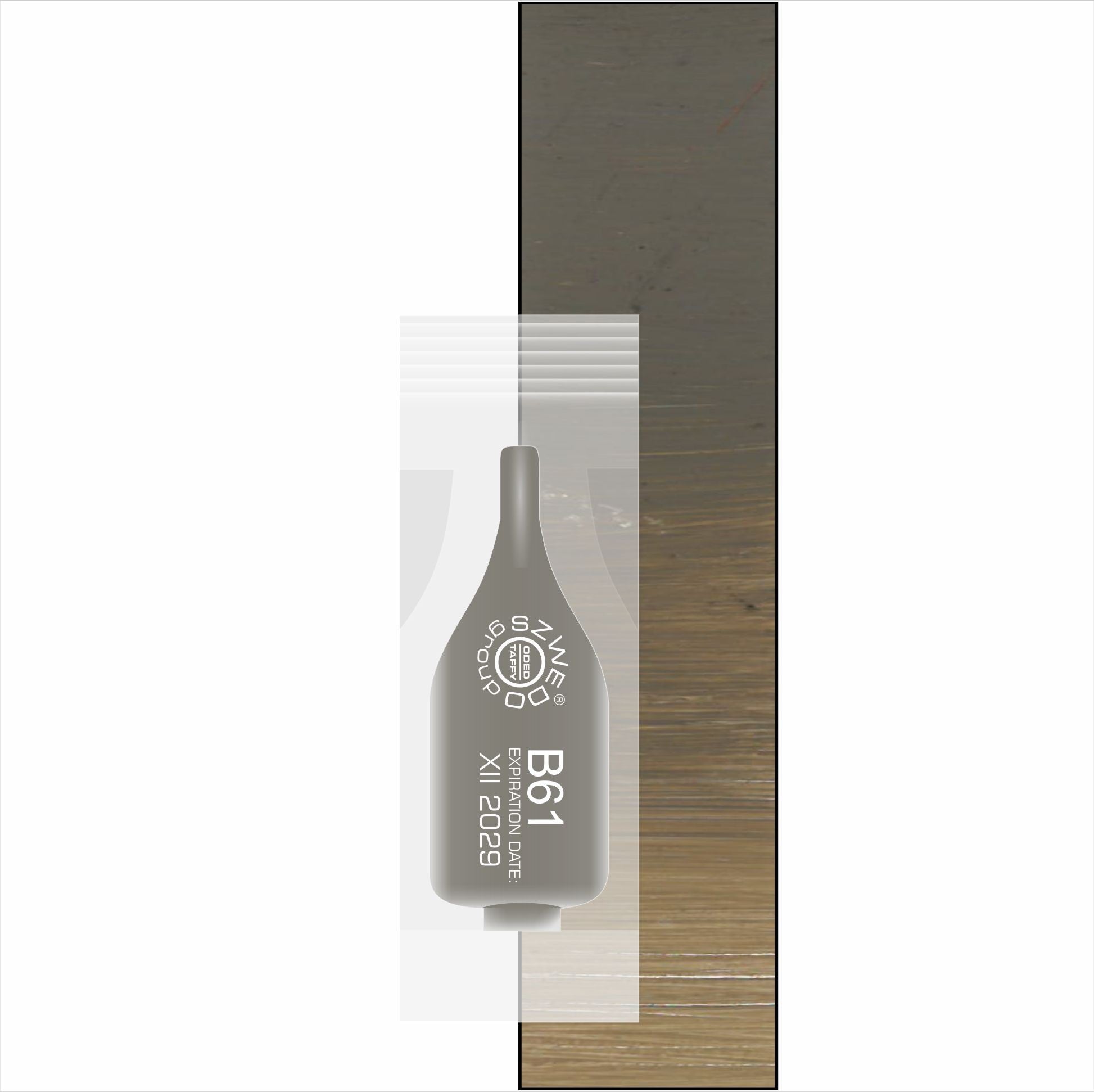 B61 Bronze touch – neutralny słomkowo-brązowy pigment do makijażu permanentnego brwi