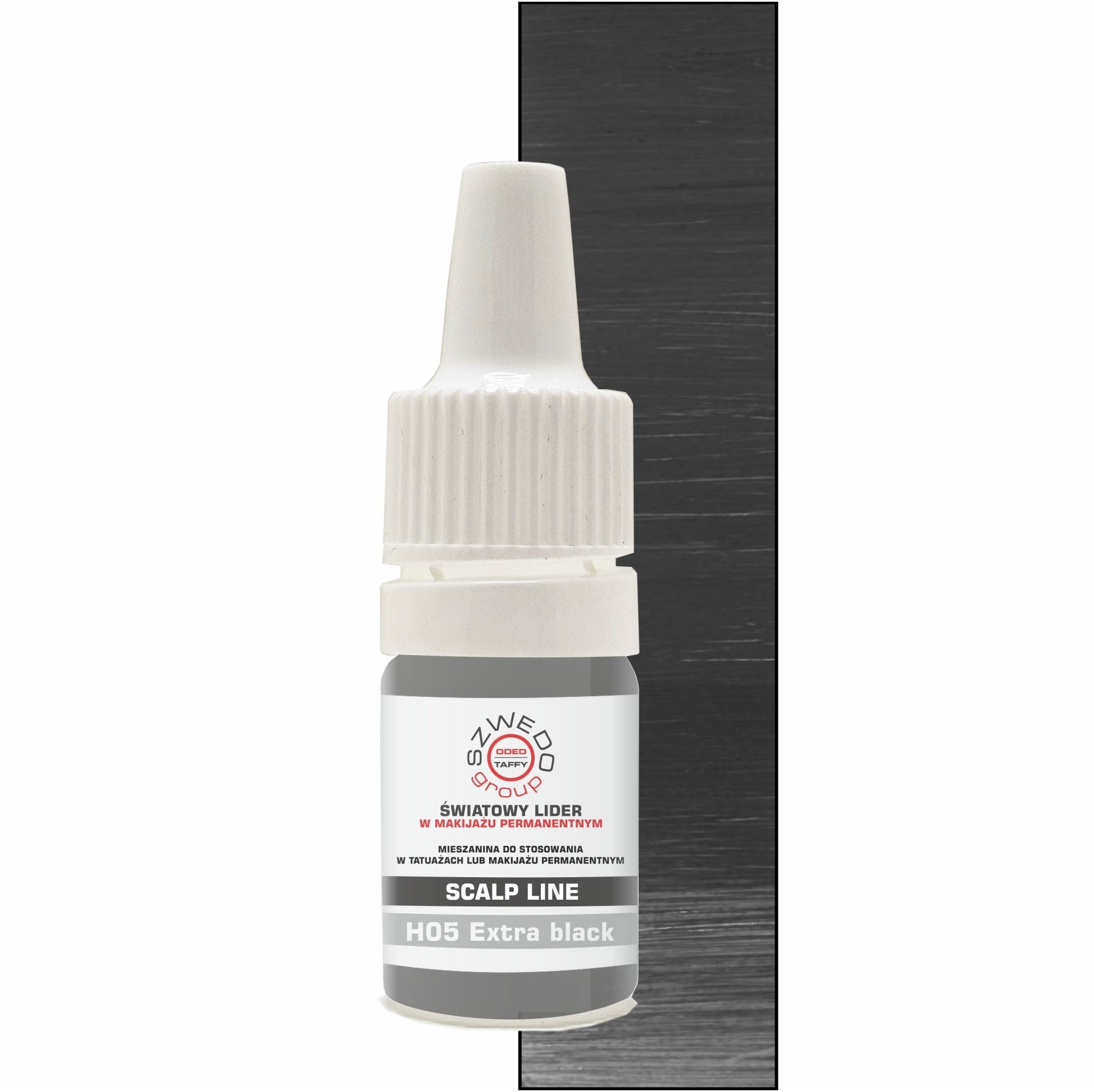 H05 Extra Black – czarny pigment do mikropigmentacji skóry głowy SMP