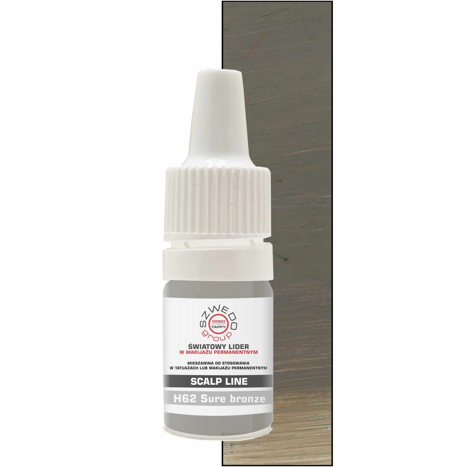 H62 Sure Bronze – jasny pigment do mikropigmentacji skóry głowy i optycznego zagęszczenia włosów