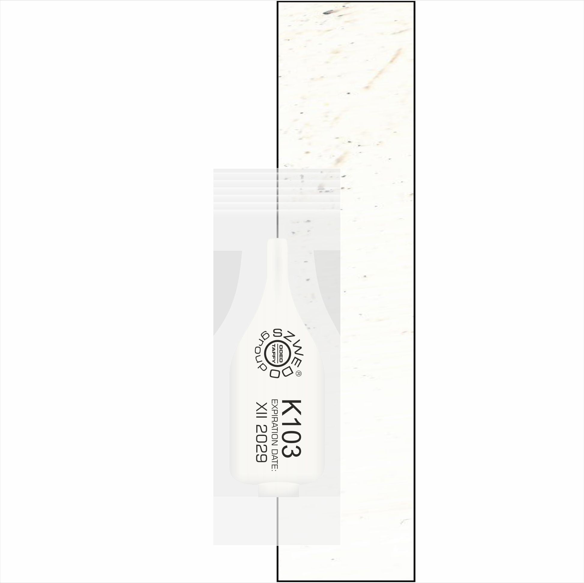 K103 Alabaster – pigment kamuflujący i rozjaśniający z linii Medical/Camouflage