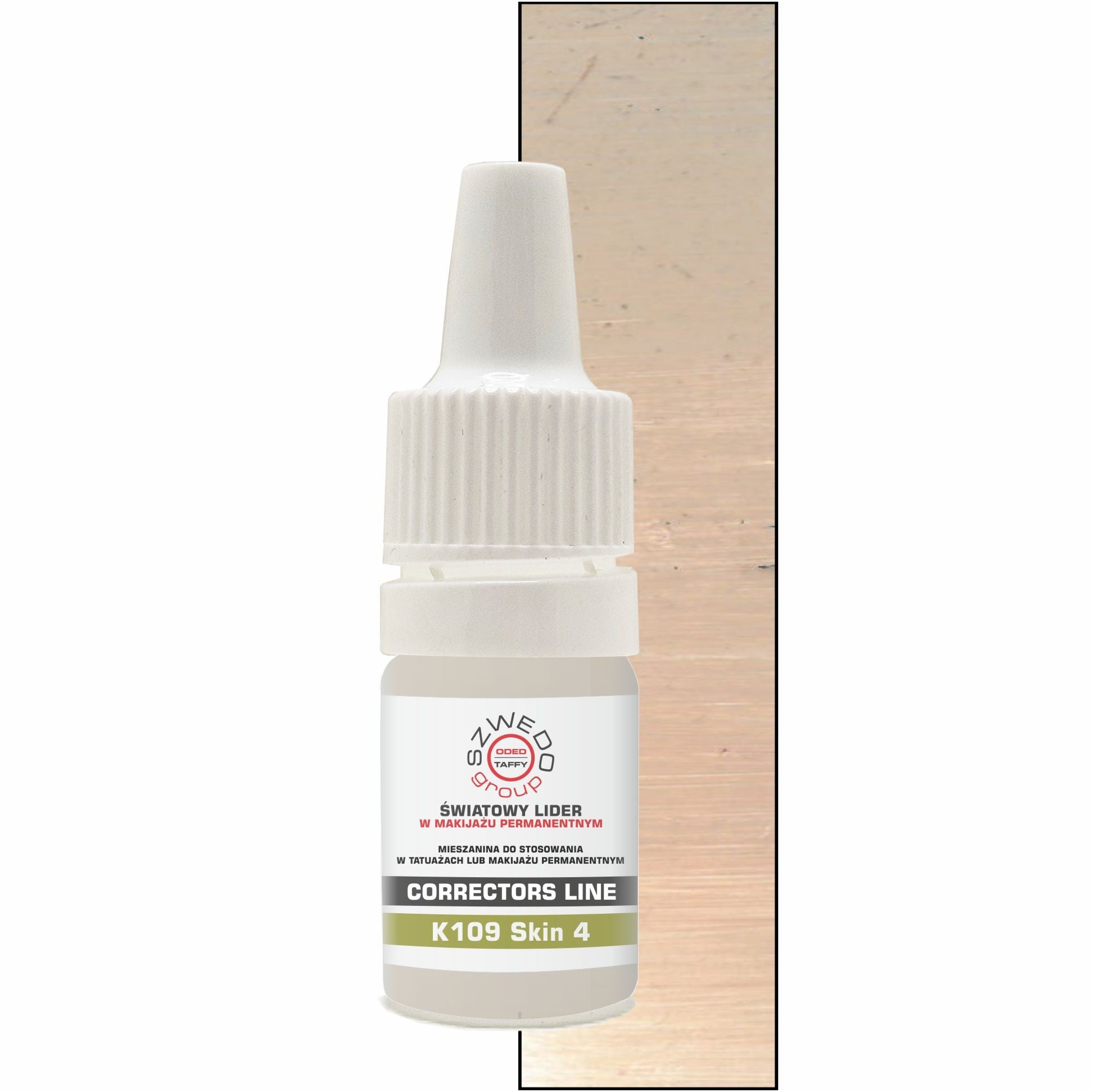 K109 Skin 4 – chłodny pigment kamuflujący do pigmentacji medycznych i korekt kolorytu skóry