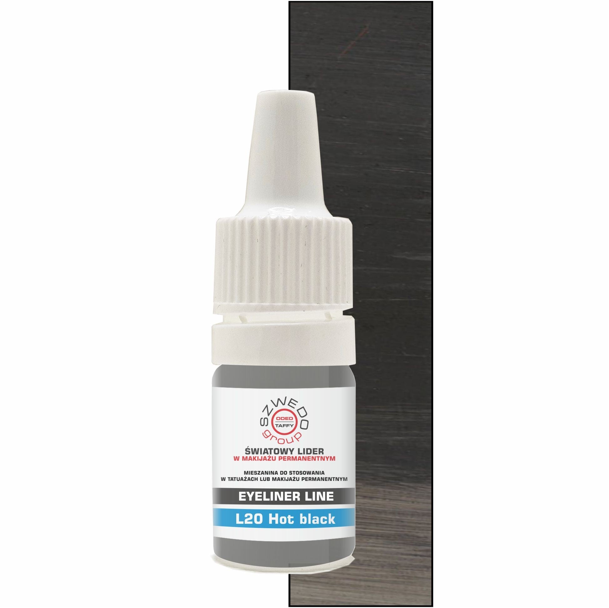 L20 Hot black – ciepły czarny pigment do makijażu permanentnego i tatuażu Opis produktu