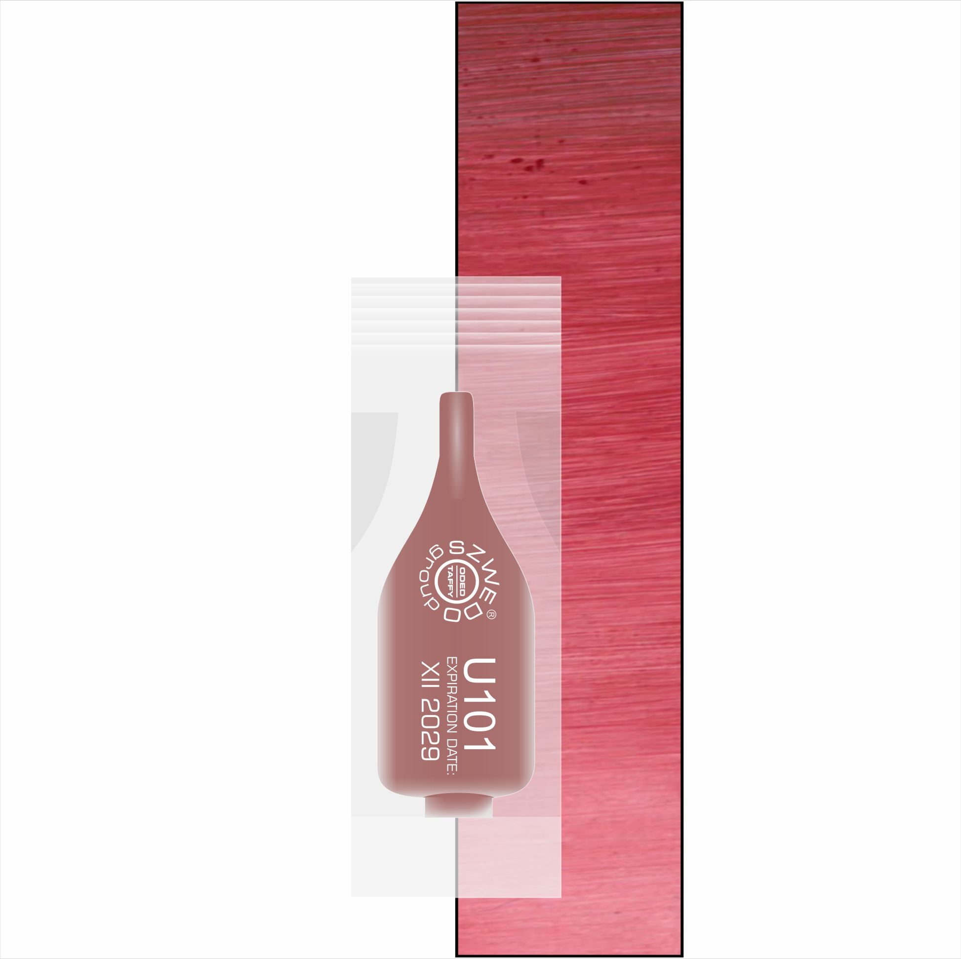 U101 Burgundy1 – ciemny rubinowo-brązowy pigment do makijażu permanentnego ust