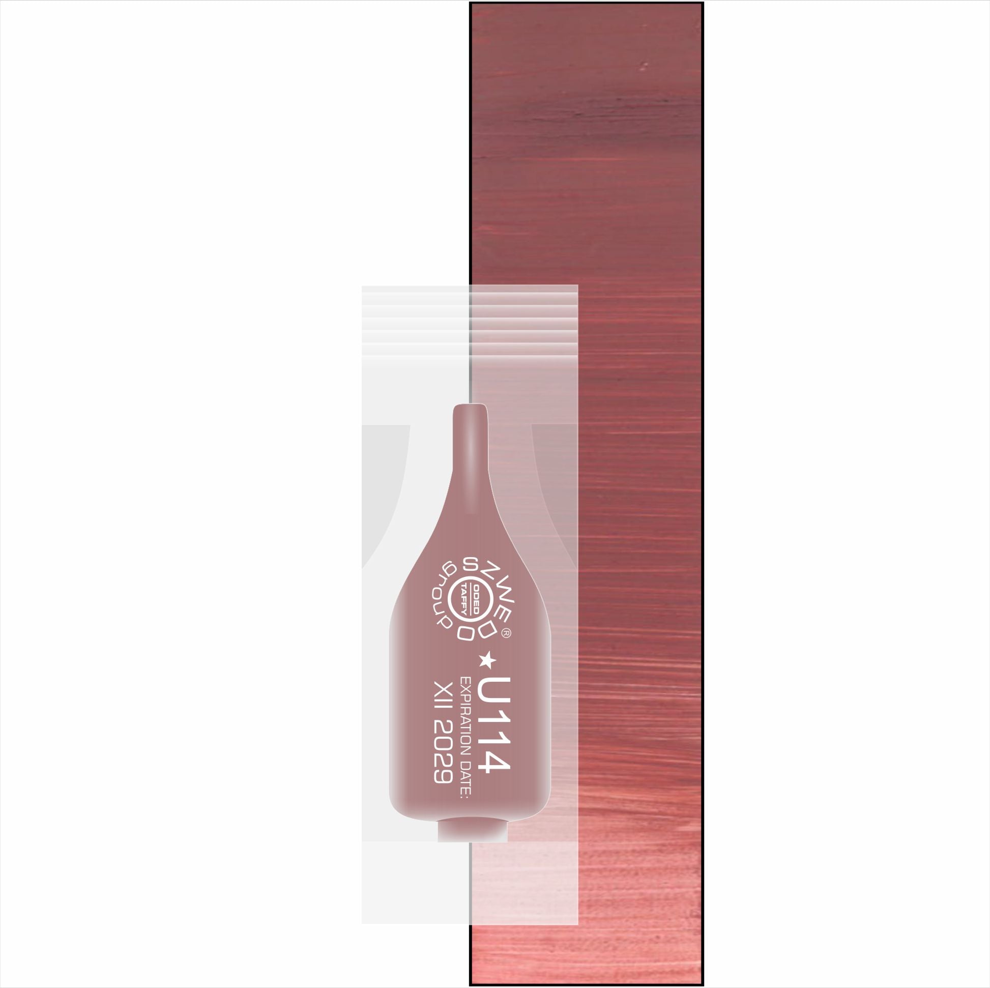 U114 Passion (INTENSE) – intensywny czerwono-brązowy pigment do makijażu permanentnego ust