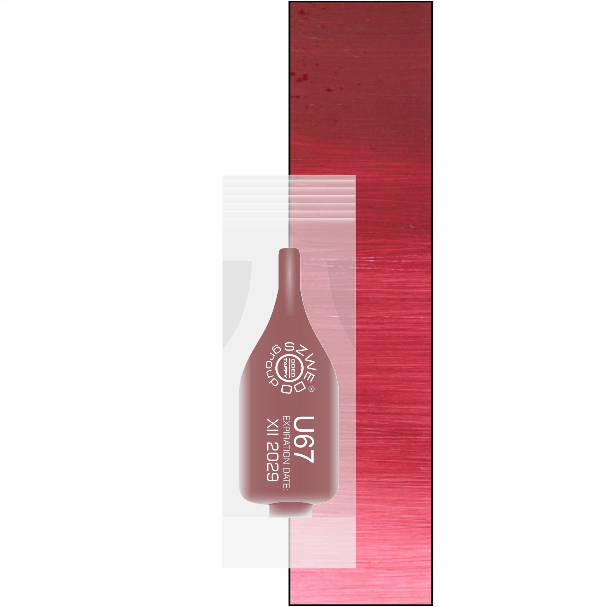 U67 Dream – neutralny różowy pigment do makijażu permanentnego ust