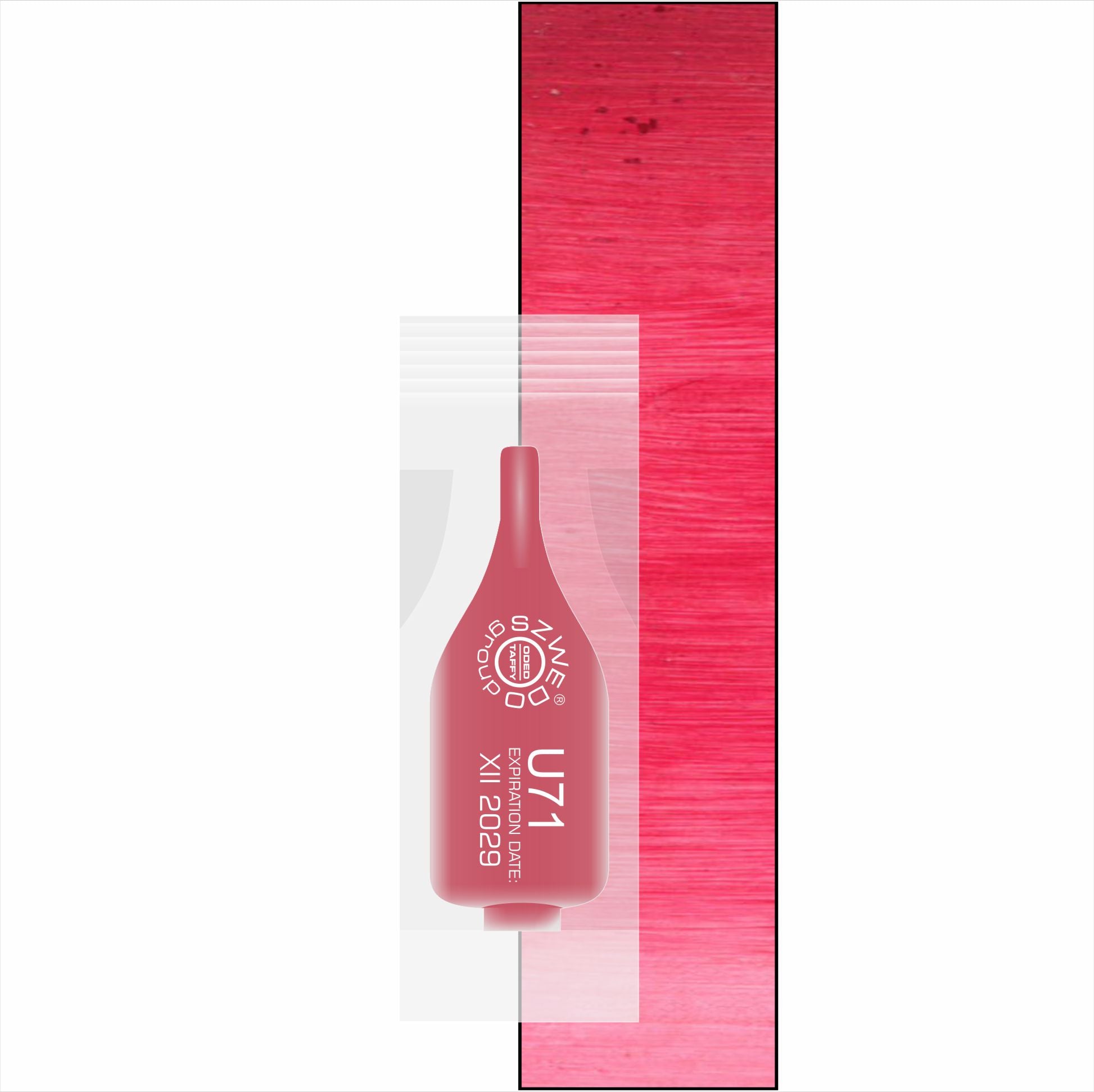 U71 Maggi – jasny malinowy pigment do makijażu permanentnego ust