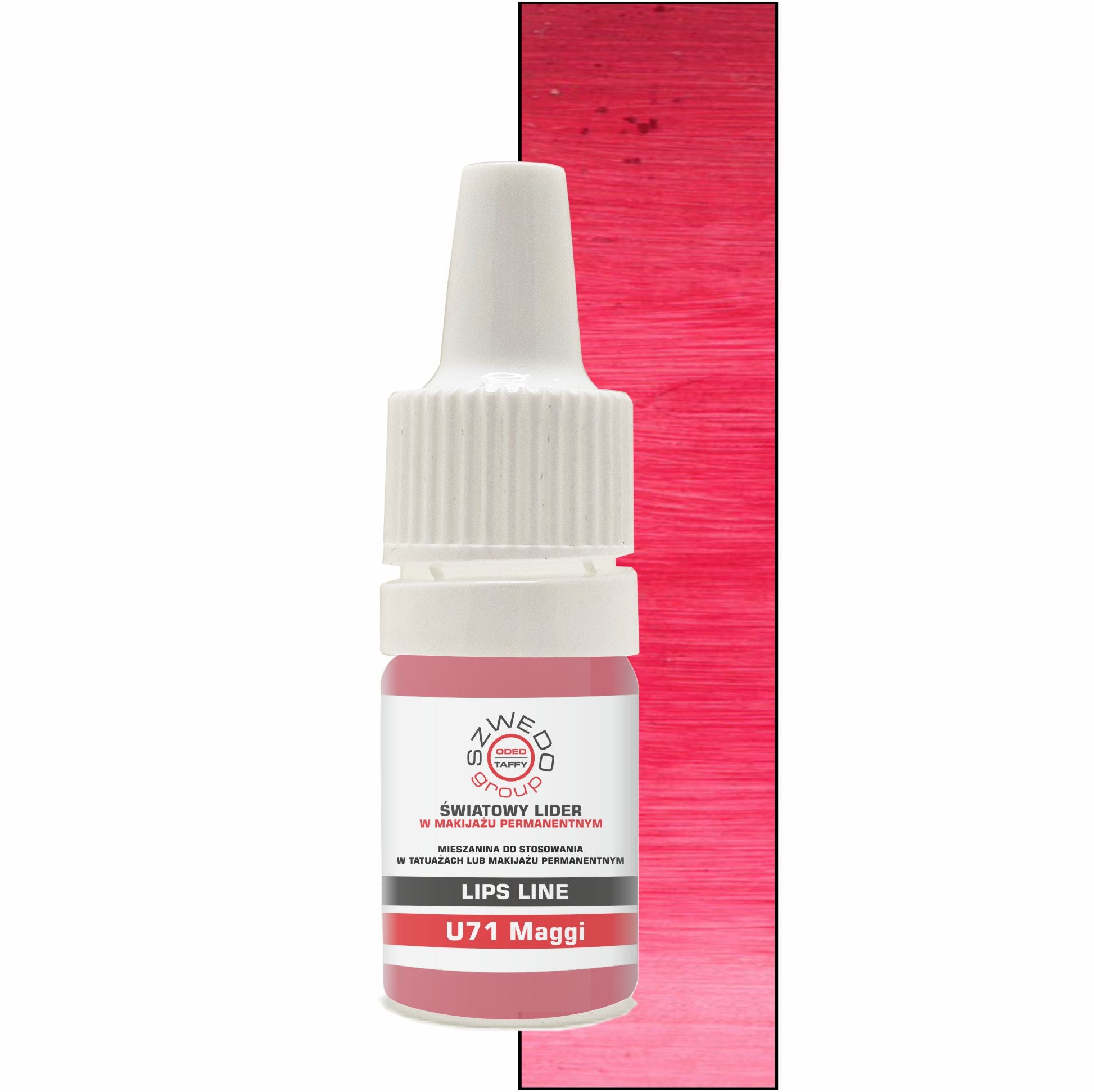 U71 Maggi – jasny malinowy pigment do makijażu permanentnego ust