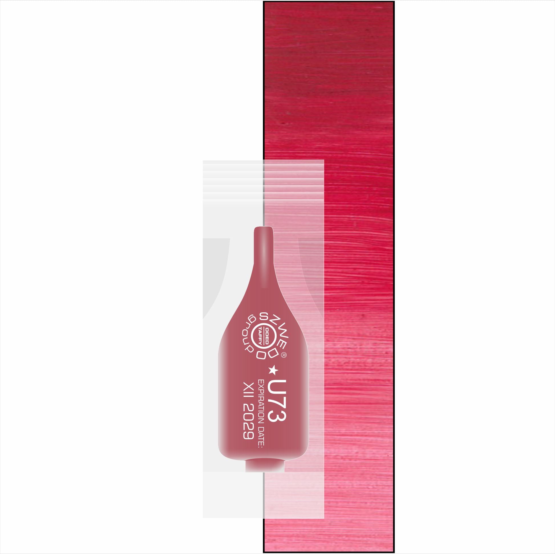 U73 Oli (INTENSE) – intensywny czerwony pigment z różem do makijażu permanentnego ust