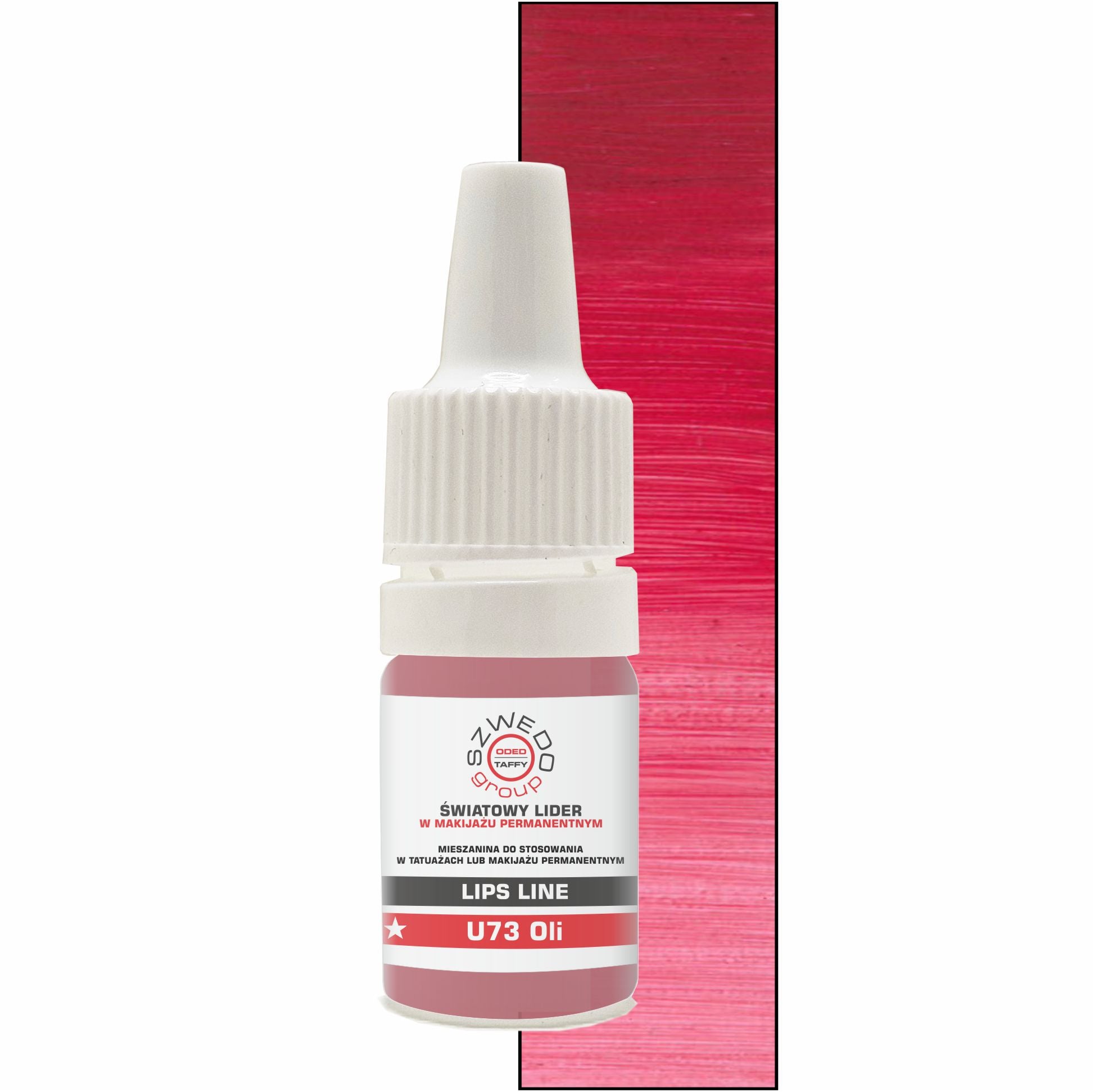 U73 Oli (INTENSE) – intensywny czerwony pigment z różem do makijażu permanentnego ust