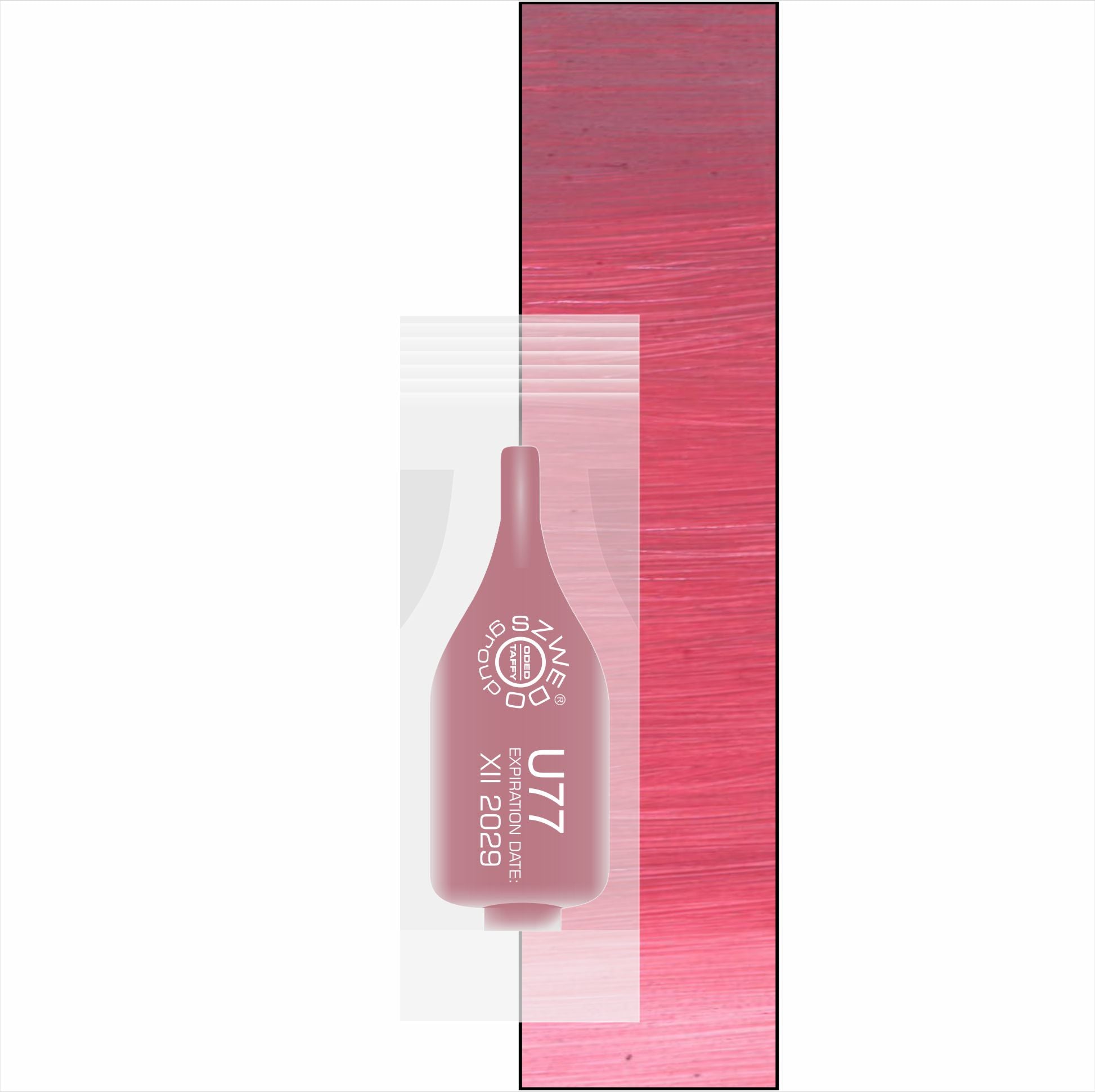 U77 Fuchsia – chłodny pudrowy róż do makijażu permanentnego ust