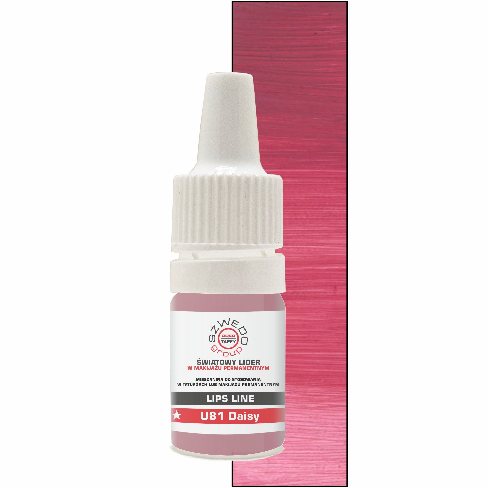 U81 Daisy (INTENSE) – różowo-brązowy pigment o eleganckim wykończeniu do makijażu permanentnego ust