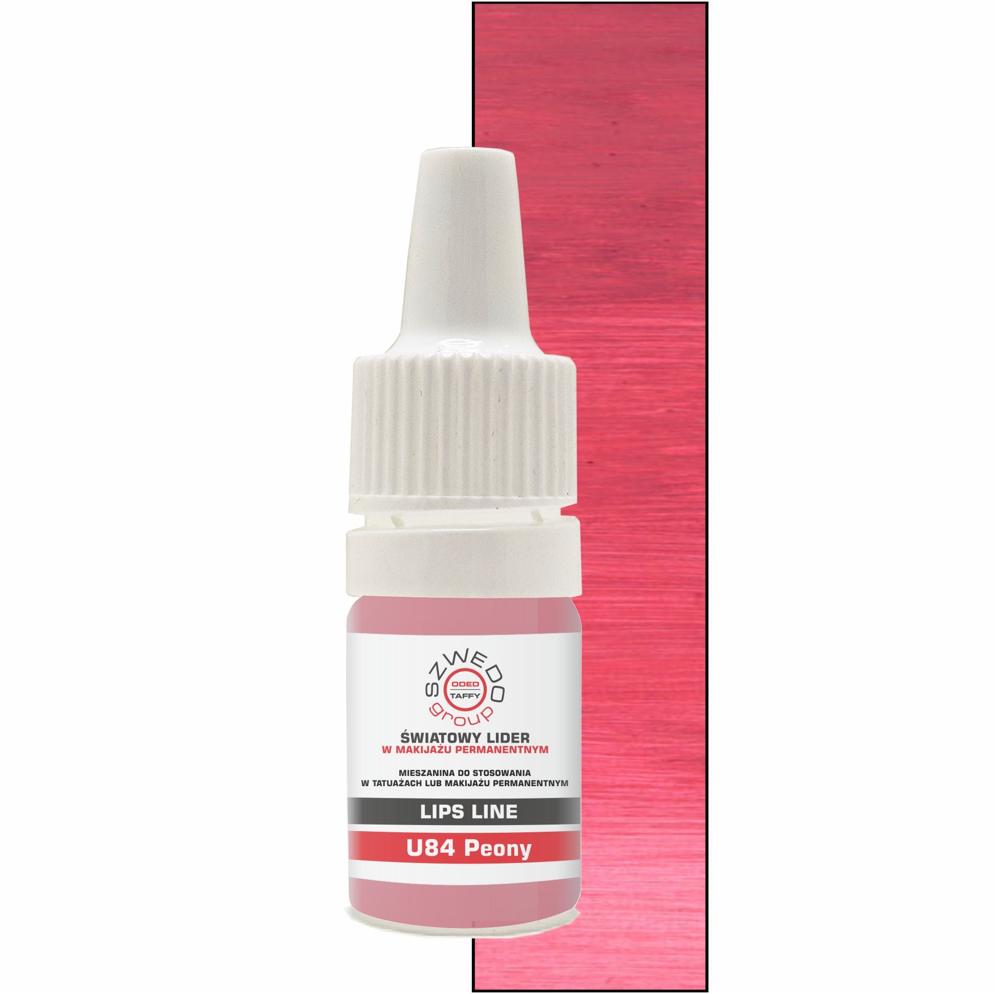 U84 Peony – naturalny pigment do makijażu permanentnego ust