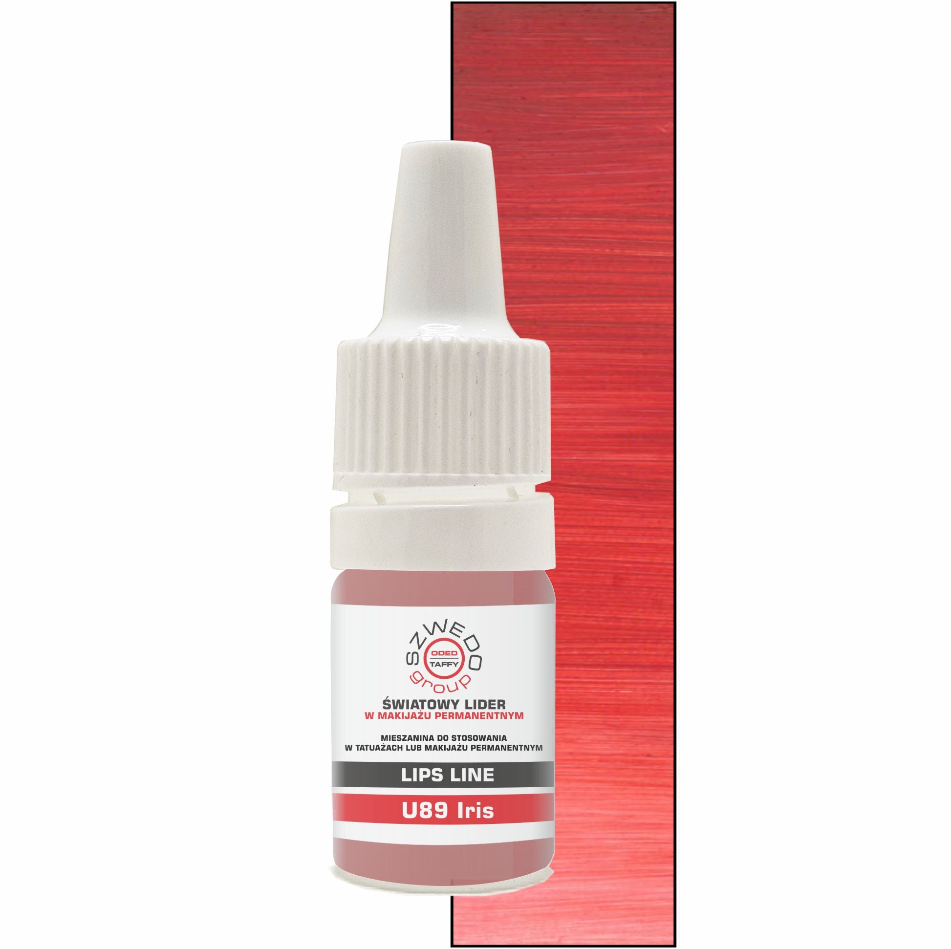 U89 Iris – pudrowy koralowy pigment do makijażu permanentnego ust